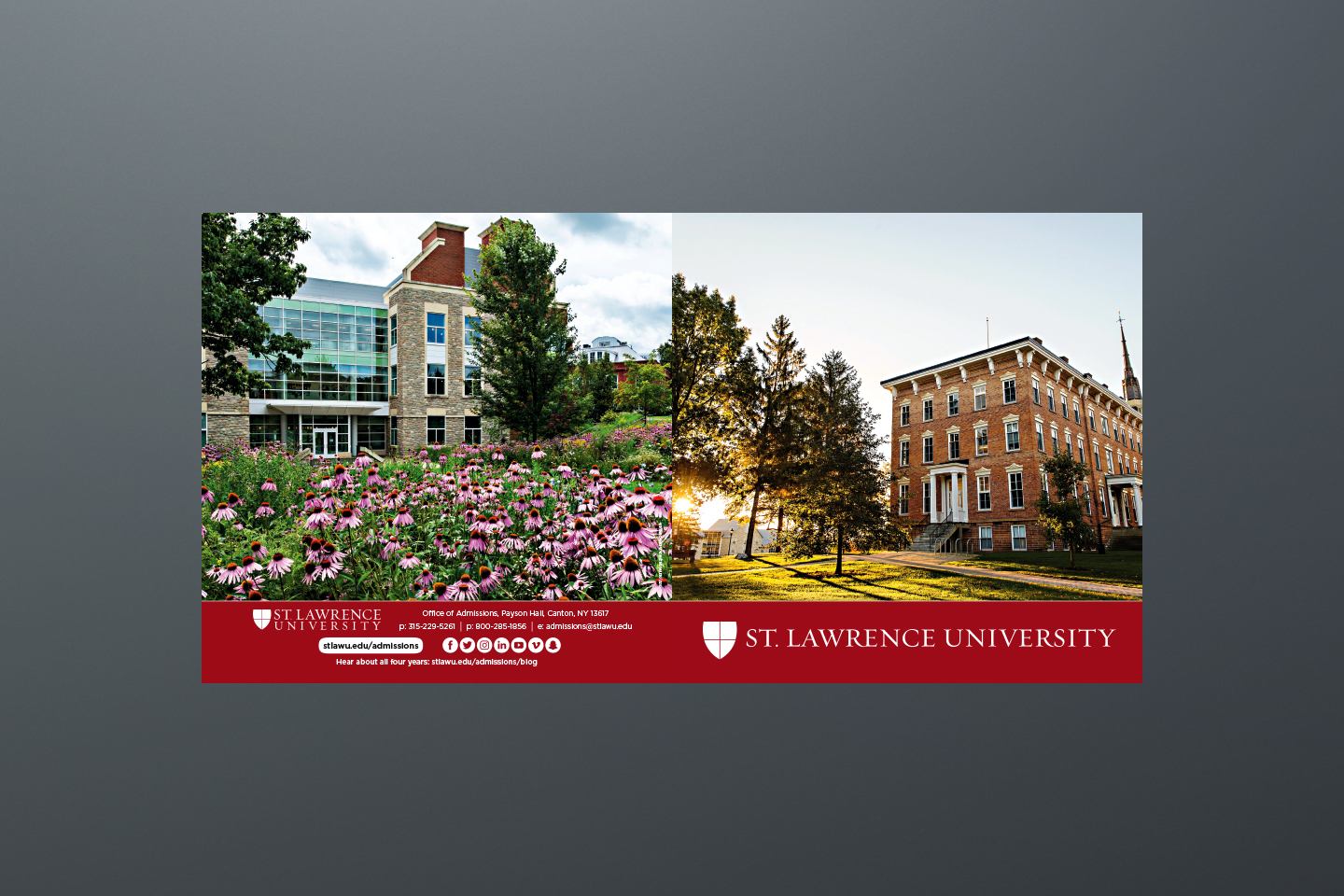 St. Lawrence University Travel Brochure